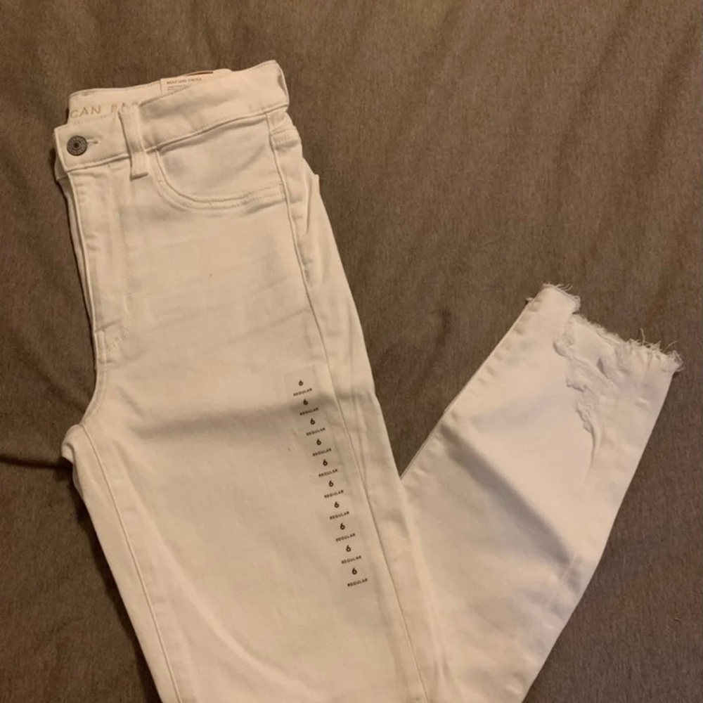 American Eagle white jegging
